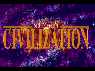 Civilization title screen for Amiga